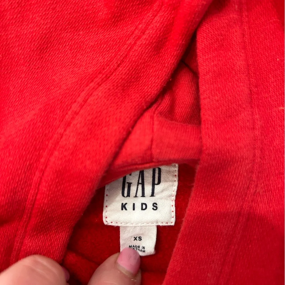 Boys red Gap hoodie size XS